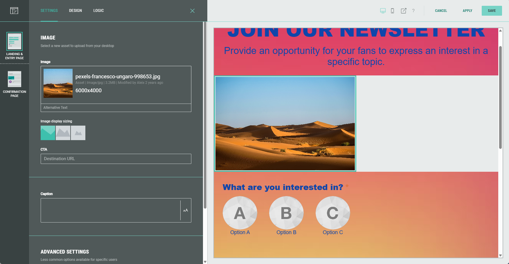 How to Use The Page Builder