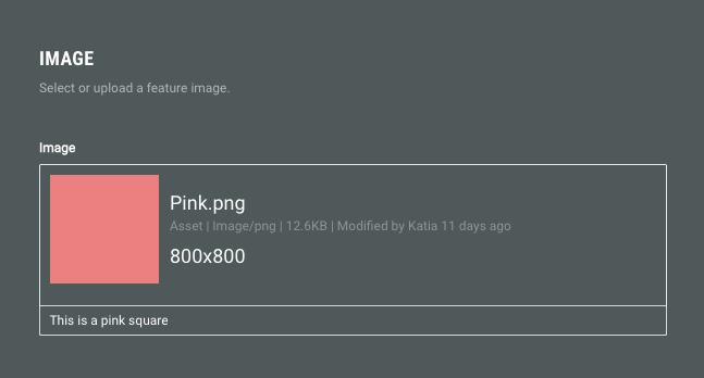 This is a pink square.