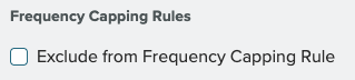 Frequency Capping